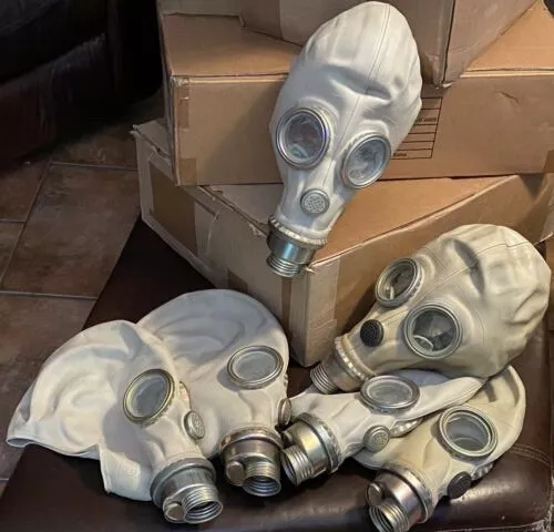 Soviet Era Polish Military Mp3 Gas Mask Nbc