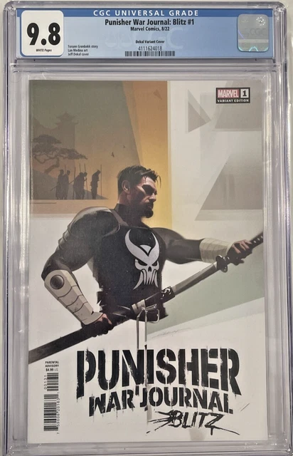 Punisher War Journal Blitz #1 - Dekal Variant Cover - 1St Print - Cgc 9.8