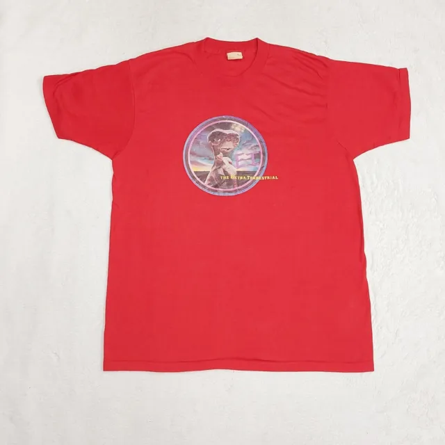 Vintage 80s 1982 E.T. The Extra Terrestrial Movie T-Shirt Single Stitch Size M/L