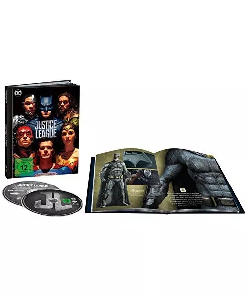 Justice League als Digibook (Limited Edition) (4K Ultra-HD + 2D Blu-ray) [Blu-ra