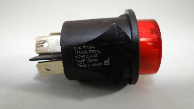 interrupteur rouge pour centrale vapeur polti