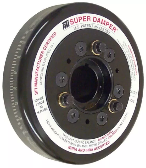 ATI 917730 Super Damper Harmonic Balancer Internal 7.074" OD SFI 18.1 Black