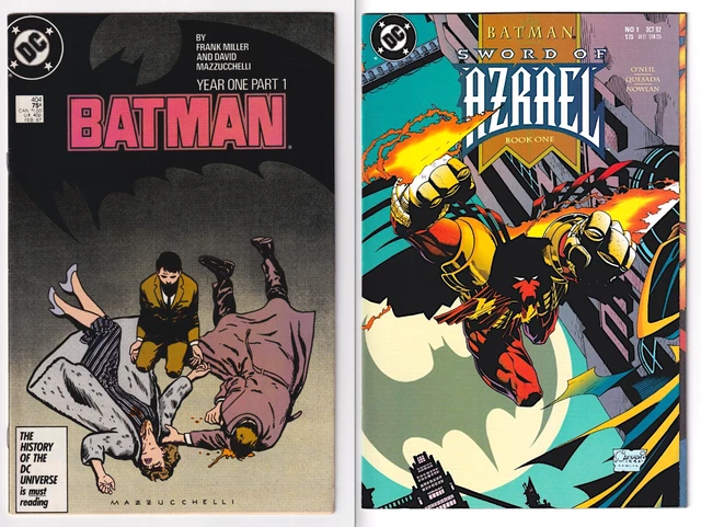 1/Batman #404 }Year One Pt 1 Key (VF) ..2/Batman } Sword OF Azrael #1 Key (VF/NM