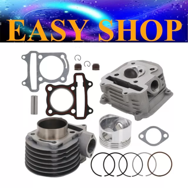 57.4mm GY6 150cc Engine Cylinder Head Bore Scooter Moped ATV Quad Bike Motor