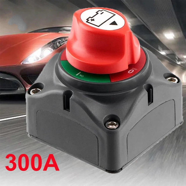 Interruttore di corrente principale batteria auto 300 A Notaus separatore polari moto camion