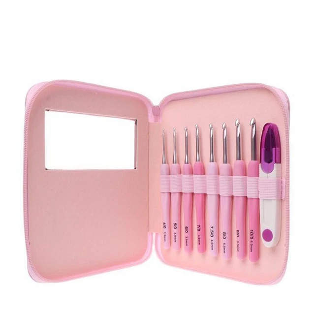 Kit De Toilettage Poney/Cheval Showman – 6 Pièces + Sac – Rose – Neuf