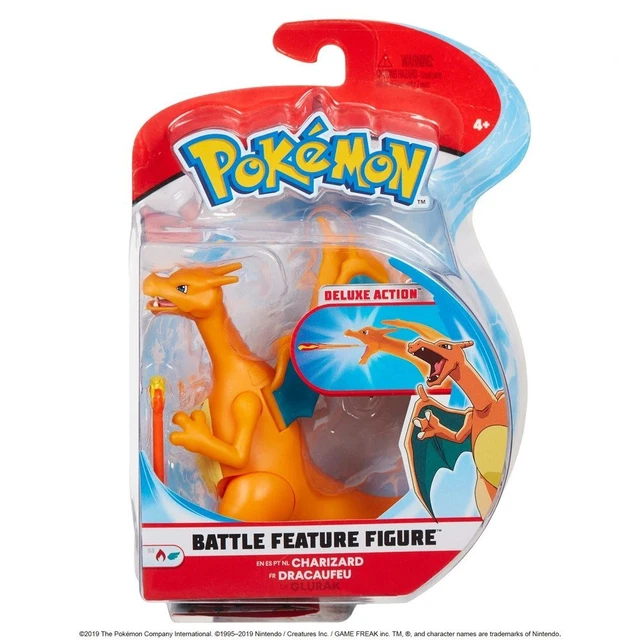 CHARIZARD DELUXE ACTION Pokemon Battle Feature Figure £11.99 - PicClick UK