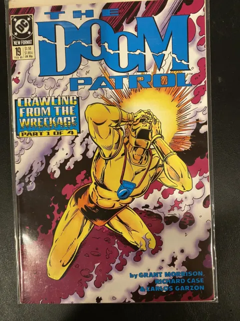 The Doom Patrol #19, DC Comics 1989 FN/VF 7.0 1st Morrison.  1st Crazy Jane
