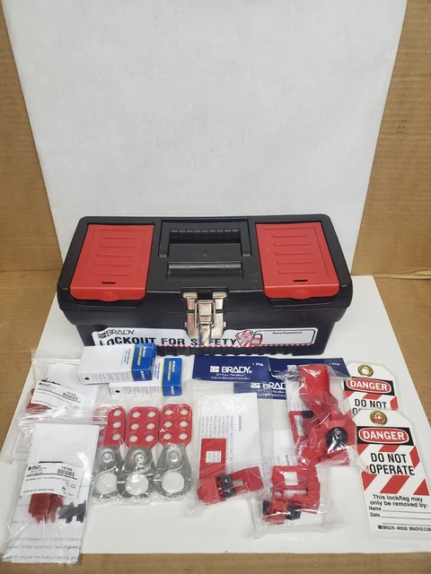 Brady 105905 Lockout Tool Box, with Contents