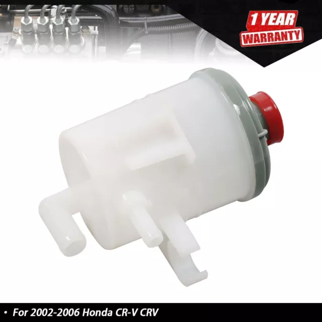 For 2002-2006 Honda CR-V CRV L4 2.4L Power Steering Reservoir w/ Cap 53701S9A003