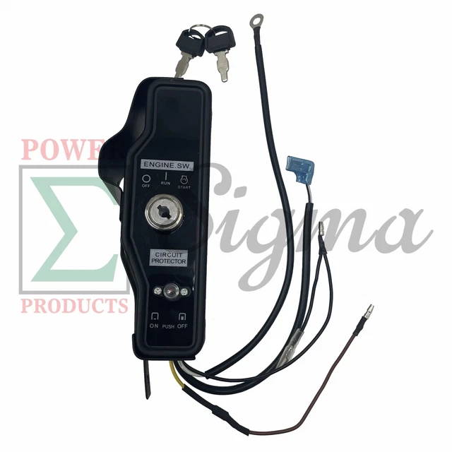 IGNITION SWITCH BOX and Keys For Lifan 9 HP 270cc OHV Electric Start