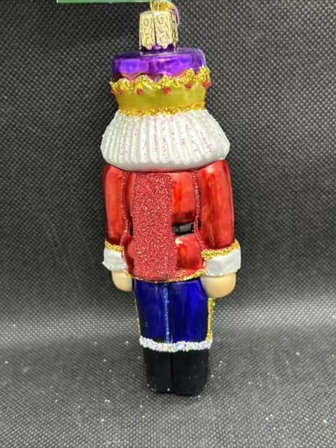 Old World Christmas Nutcracker Prince Glass Ornament NEW With Tag 3