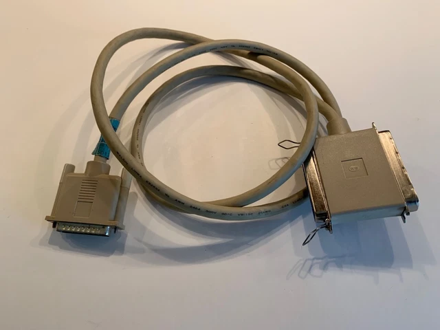 5' Scsi DB25 Male to Centronics 50 Male/Female Daisy Chain External Cable