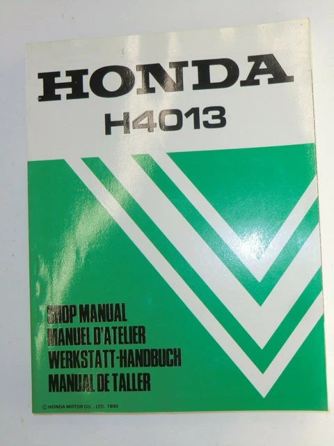 WERKSTATTHANDBUCH HONDA H4013 Reparaturanleitung Traktor Rasentraktor
