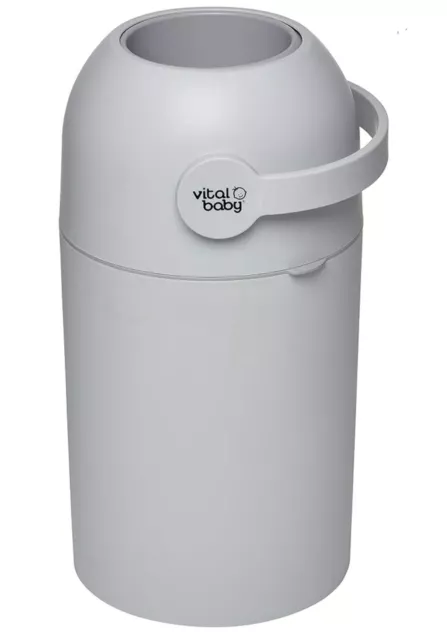 Vital Baby HYGIENE Odour-Trap Nappy Disposal System - Nappy Bin for Disposable a