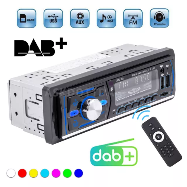 DAB+ Autoradio RDS AM FM Bluetooth Freisprecheinrichtung 2x USB SD AUX IN 1DIN