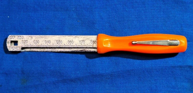 thumbnail image 2 of Snap-on FBP2ORG Spark Plug Gapper Tool – Pocket Driver, Orange, Made In USA 2 of 5