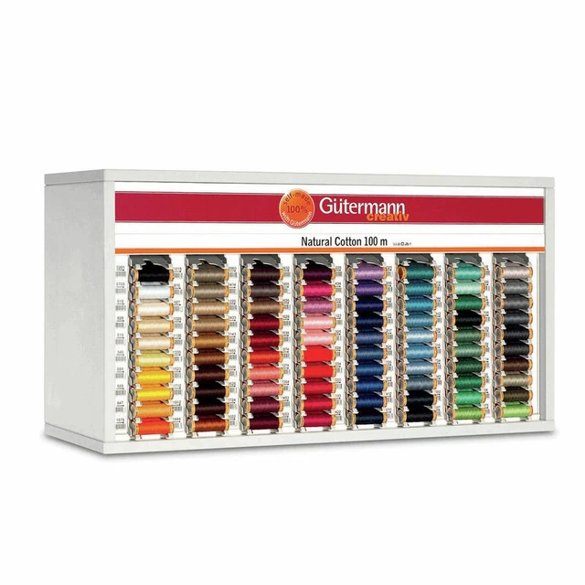 Gutermann 100% Natural Cotton Sewing Thread 100 Metre Spool - Lots Of Colours
