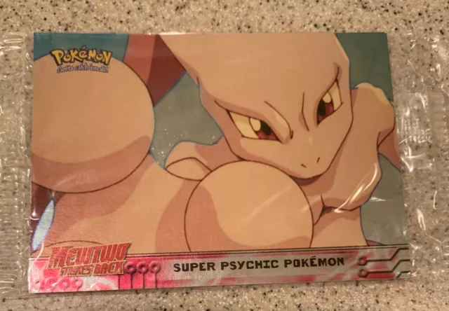 Super Psychic Pokemon - Mewtwo Strikes Back - SEALED Holo Topps MINT sealed