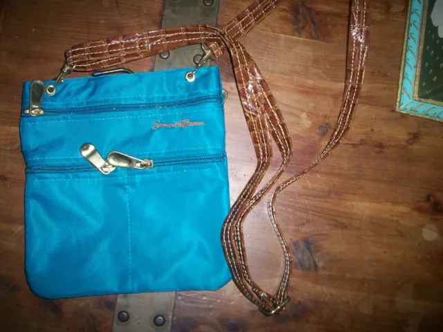 Samantha Brown Crossbody Bag Travel or Everyday Adjustable Strap Green FREE SHIP