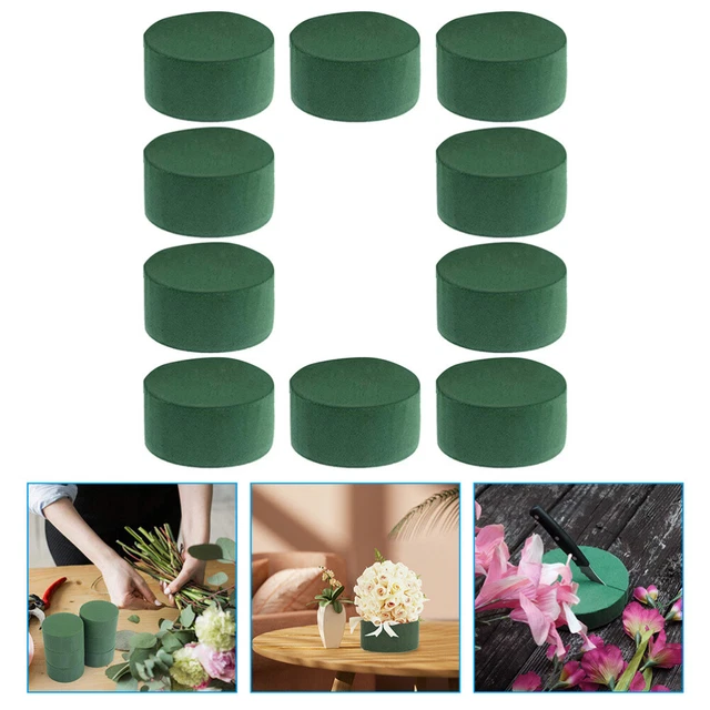 Arreglo floral flores barro accesorio floral extendido 10 piezas