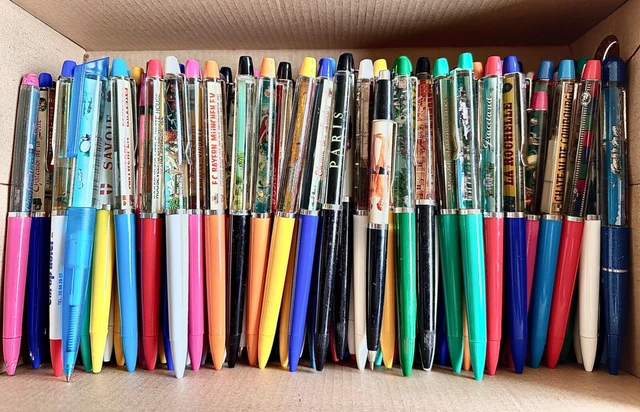 Stylos Souvenirs Collection De 191 Stylos Vintage À Image Mobile Très Rare