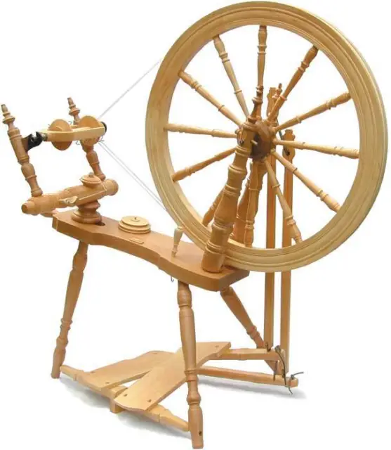 Kromski Symphony Clear Spinning Wheel FREE Shipping Bonus