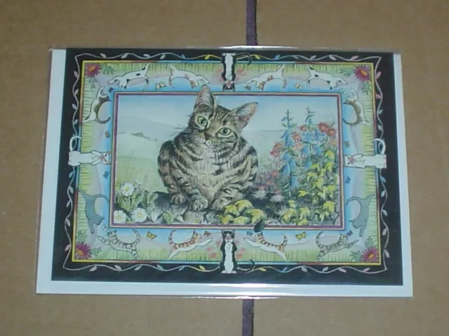 Lovely Tabby Cat Blank Card