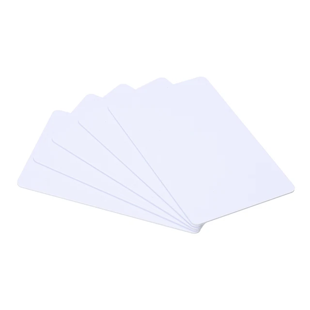 10 pz schede NFC NTAG213 144 byte 3""x2"" etichetta scheda PVC vuota bianca