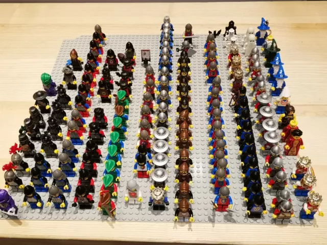 Lego Figuren Sammlung AUSSUCHEN CASTLE RITTER Minifigs Figuren Ritterburg rar kg