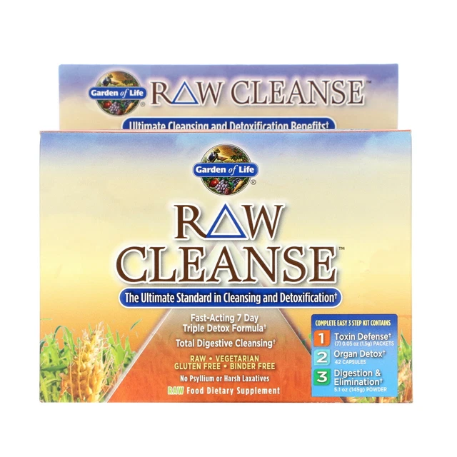 2 X Garden of Life, RAW Cleanse, The Ultimate Standard in Cleansing and Detoxifi