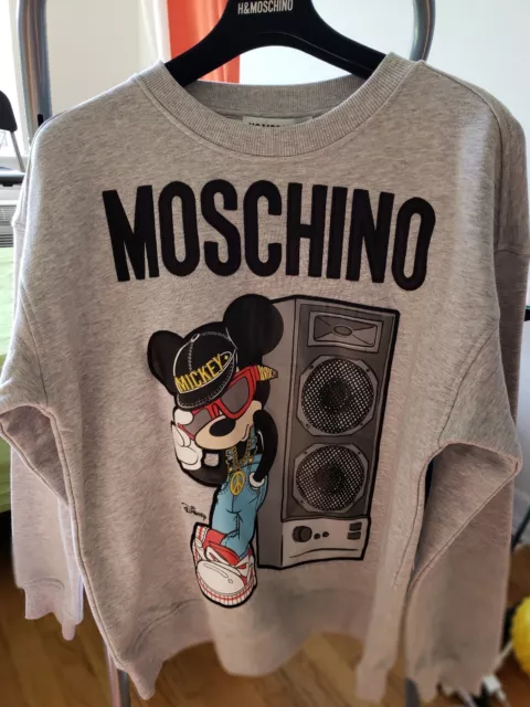 MOSCHINO X HM limited Edition Sweatshirt W. Appliques Desiny