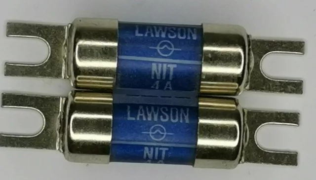 Lawson 415v 4A 80kA NIT6A Lugged Cartridge Fuse Link, Industrial Commercial