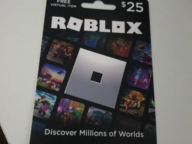 Roblox $25 Digital Gift Card (Includes Exclusive Virtual Item