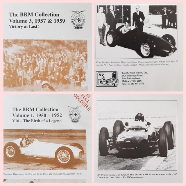 F1】BRM Front Engined Cars 1945-60 Vol.1 BRM The Saga of British