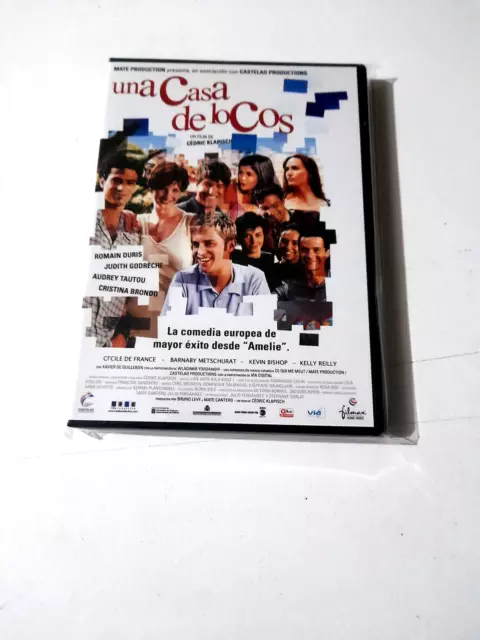 Dvd "Una Casa De Locos" Como Nuevo Cedric Klapisch Romain Duris Audrey Tatou Cec