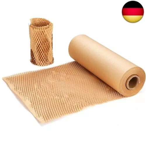 Wabenpapierrolle 30cmx30m - Seidenpapier Verpackungsmaterial Papierrolle für