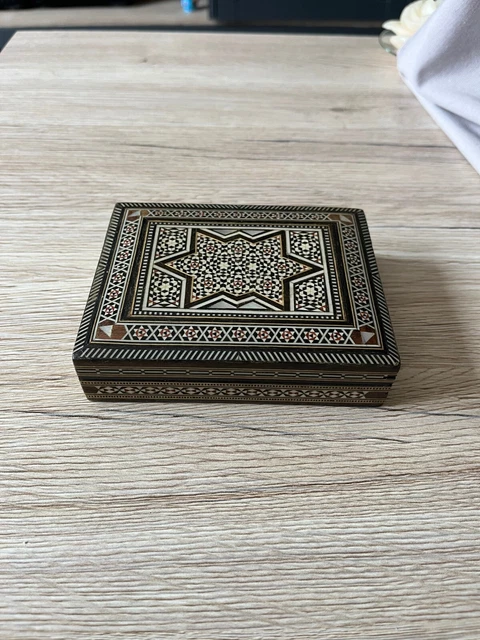 Ancienne Boîte D'allumettes En Marqueterie De Bois - Tabatière, Avant 1900 - France