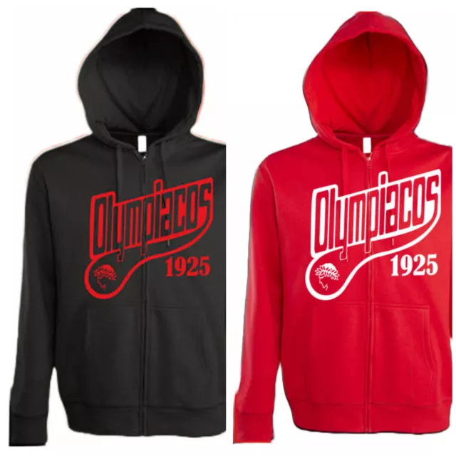 Olympiakos Piräus Olympiacos, Shweat Jacke Sweatshirt Hodded  Hellas