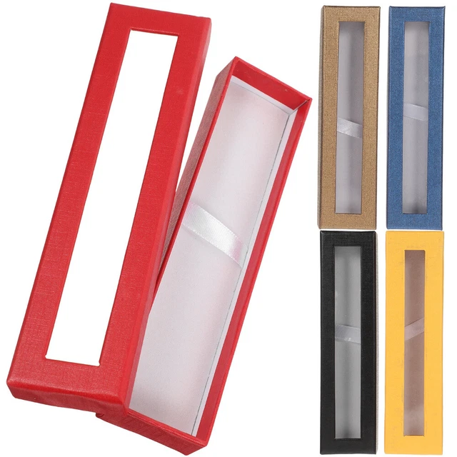 5 piezas protector a lápiz resistente al fuego caja protegida funda de papel transparente