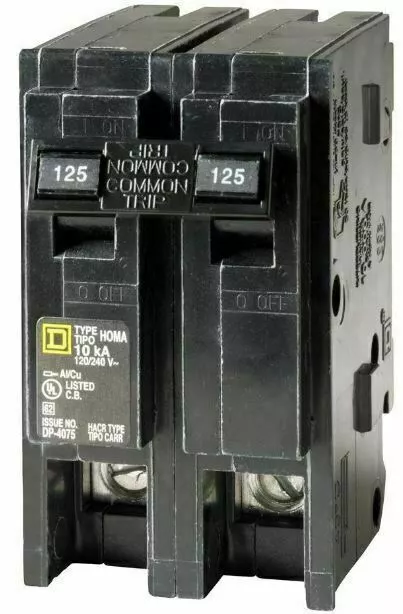 Square D - HOM2125CP Homeline 125-Amp Two-Pole Circuit Breaker