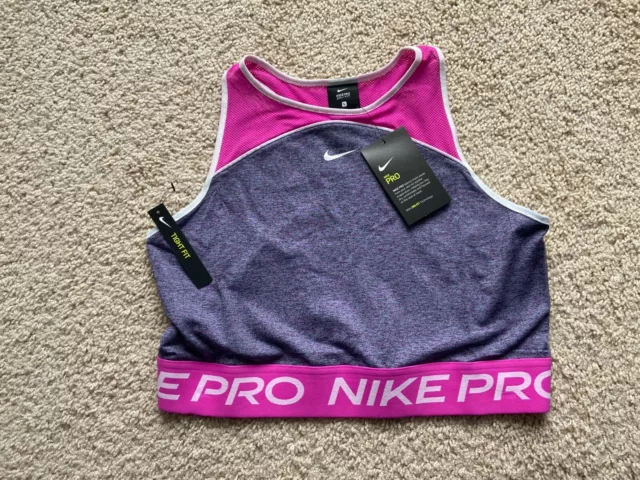 NEW Nike Pro Dri-Fit womens training cropped tank