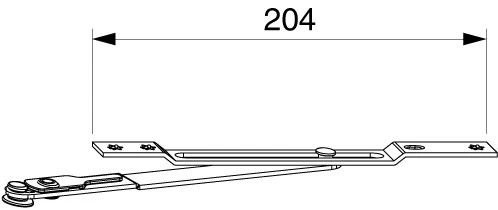20 x MACO Kippschere Multi-Matic mit Schraublocheinhängung 204 silber