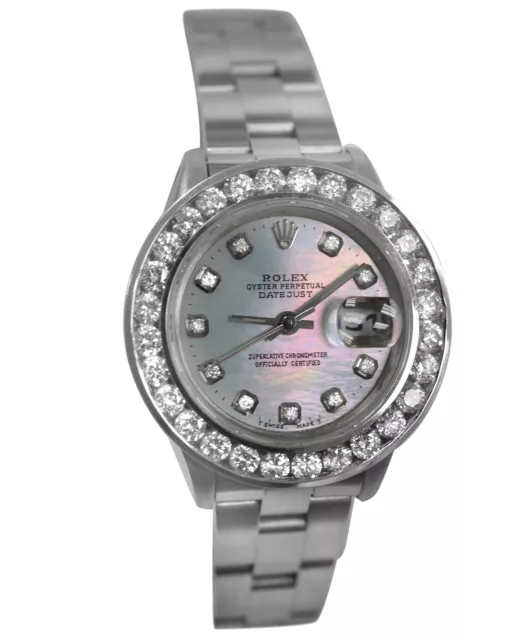 Rolex Oyster Perpetual DateJust 79160 Diamonds MOP 26MM Ladies' Watch