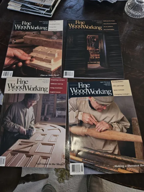 16 Lot FINE WOODWORKING MAGAZINE Issues #101 To #116 1994