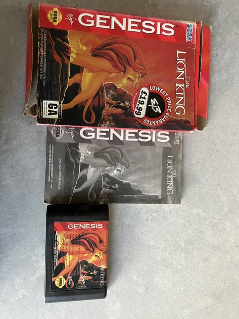Le Roi Lion – Sega Megadrive / Genesis – Complet CIB – Version PAL – Très Bon état