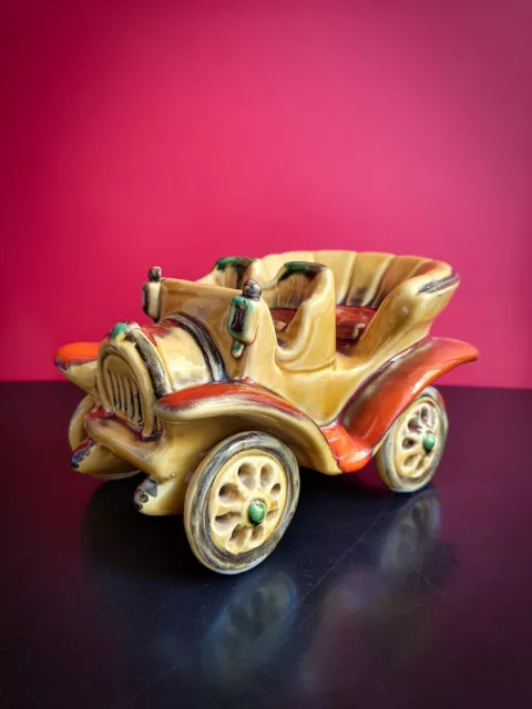 LA FRECCIA - TARCISIO TOSIN, Automobile, Scultura Ceramica invetriata Italia '50