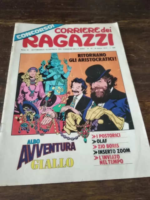 Corriere dei ragazzi anno III numero 10...1974...discreto e senza albo avventura