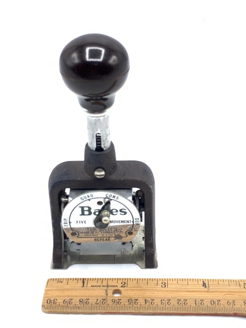 Bates Automatic Numbering Machine Wheels 6 Style E