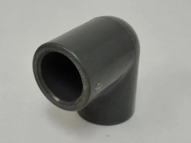 198819 Old-Stock; Colonial PVC I D2467 Elbow Pipe FItting 90 Degree 1" NS SCH 80